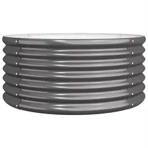 vidaXL Pflanzkübel 80 x 80 x 36 cm Anthrazit