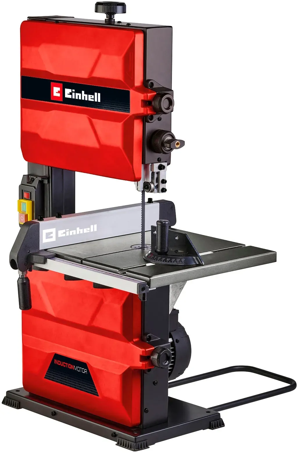 Bandsäge EINHELL "TC-SB 245 L", rot (rot, schwarz), B:42mm H:83,5mm L:53,5mm, Sägemaschinen, 400 Watt, stufenlos verstellbarer Winkelanschlag