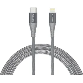 Nevox USB-C auf Lightning 1 m Silber