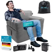 Skandika Luftsofa Easy Air Premium Single | Aufblasbares Sofa