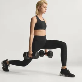 adidas Optime Power High Support Bra Schwarz/Grau M