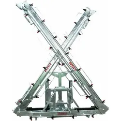 Hydraulische Spritzgestänge Feuerverzinkung 12 Mt 24 Strahlen Membran 2 Kolben
