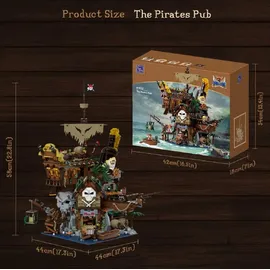 pantasy Original Bauset The Pirates Pub 44 cm 2858-tlg.