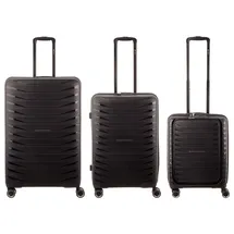Franky PP15-55-L/69DF/77DF Koffer-Set 3-tlg. schwarz