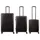 Franky PP15-55-L/69DF/77DF Koffer-Set 3-tlg. schwarz