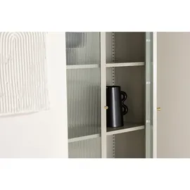 VCM Vitrine Lima 80 x 35 x 180 cm Beige