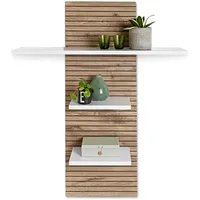 xonox.home ROVIGO Wandboard 100 x 22 x 125 cm Weiß matt