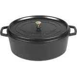 Staub Cocotte 41 cm oval schwarz