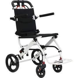 Antar leichter Transportrollstuhl faltbar Gehhilfe weiß