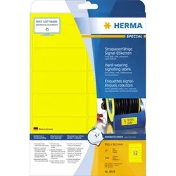 Signaletikett 8029 99,1x42,3mm gelb 300er-Pack - gelb