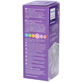 Philips AVENT, Natural Response Babyfläschchen 330 ml mit Durchflussrate 4, Sauger ab 3 Monaten (SCY906/11)