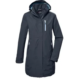 KILLTEC Damen Funktionsparka/Parka mit abzippbarer Kapuze KOS 30 WMN PRK, deep water, 46, 42918-000