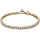 Pandora Funkelndes Tennisarmband Goldfarben 561469C01 Größe 16 cm
