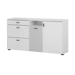 Sideboard , weiß , Maße (cm): B: 150 H: 80