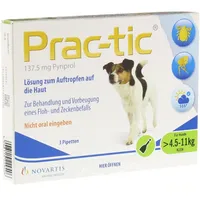 Elanco Prac tic für kleine Hunde 4,5-11 kg Einzeldosispipetten