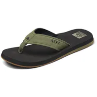 Reef Zehentrenner Sandale The Layback Black/Olive EU 39 (man) - 39 EU