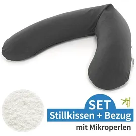 Theraline Das Original Mikroperlen Bamboo melange anthrazit