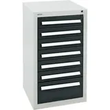 Stumpf Schubladenschrank Serie T-100/35-1, RAL 7035/7016, 7 Schubladen