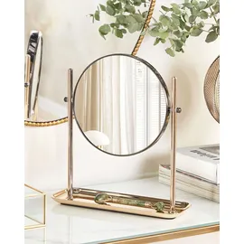 Beliani Kosmetikspiegel FINISTERE Gold