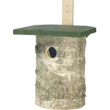 Wildlife - Cj Nisthöhle Birkenholz Grün Lxbxh 18x20x29,5 Cm Vogelhäuser