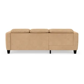 sit&more Ecksofa SIT & MORE "Belluci L-Form", braun (macciato), B:247cm H:85cm T:170cm, Sofas, Ecksofa, inklusive Federkern, wahlweise mit Bettfunktion und Bettkasten