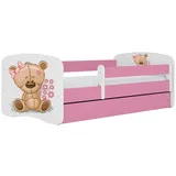 raumhirsch furniture Kinderbett Raumhirsch 80 x 180 cm Holzwerkstoff rosa
