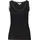 s.Oliver Geripptes Tanktop mit Spitze - schwarz - 36