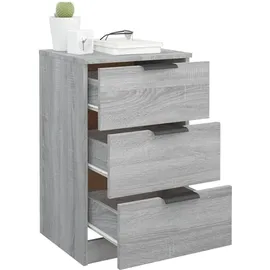 vidaXL Nachttisch Grau Sonoma 40x36x65 cm