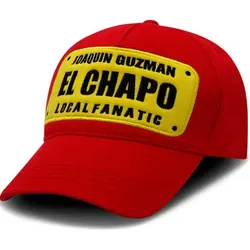 Local Fanatic  Schirmmütze Caps EL CHAPO  in Rot, Einheitsgrösse