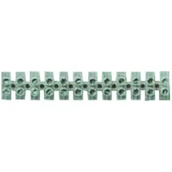 PVC-Lüsterklemmleiste 12p 2,5-4mm2, natur, á2 SB - natur