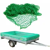 Gepäcknetz Anhängernetz 3x6 M Grün Ladungssicherungsnetz Transportnetz Spannnetz