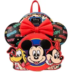 Loungefly, Kindergartentasche, Disney by Rucksack & Haarreif Set Mickey & Friends