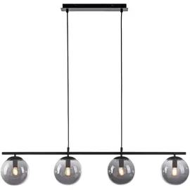 just light. Just Light Pendelleuchte Big Widow 4-flammig Schwarz