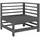 vidaXL Garten-ecksofa grau Holz Kiefer
