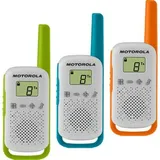 Motorola Talkabout T42 grün / blau /orange 3 Einheiten