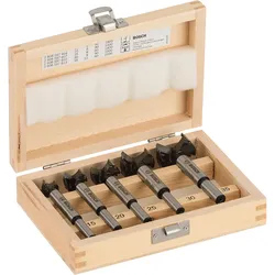Bosch Kunst- Scharnierlochbohrer-Set, HM, 5-teilig, 15 - 35 mm - 2607018750