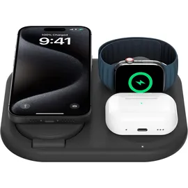 Belkin BoostCharge 3-in-1 Qi2 (15 W), schwarz