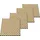 [neu.holz] Akustik-Wandpaneel Vang hell beige 16 St. 60 x 60 cm