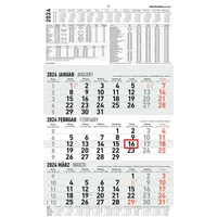 Zettler 3-Monatskalender 30x48cm 2024