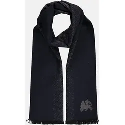 Herrenschal, dezent gemustert - Classic Navy - PCK