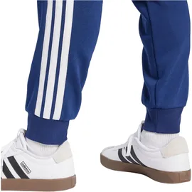 adidas Essential Three Stripes Fleece Pants Dark Blue/White L