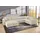 luma-home schönes für dein zuhause Wohnlandschaft U-Form 379/227/86 cm breit, Sofa Schlaffunktion Bettkasten, Wellenfedern, spiegelverkehrt montierbar, Cord Beige Grau / 15200