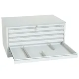 Lüllmann Planschrank 113,5 x 60,5 x 83,5 cm grau