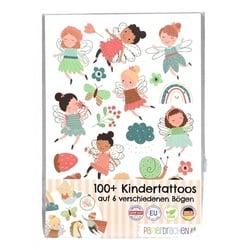 Papierdrachen Kindertattoos Fabelwesen (100St)