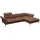 flexlux Ecksofa Salino, Funktionssofa mit Recamiere, Relaxsofa, Ecksofa, Sofa mit Arm- und Kopfteil-Verstellungen, Kaltschaum & Stahl-Wellen braun