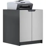 Vladon Logan Aktenschrank 51 x 60,5 x 54 cm grau