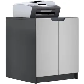 Vladon Logan Aktenschrank 51 x 60,5 x 54 cm grau