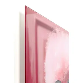 Kare DESIGN Glasbild 40 x 50 cm Pink Poodle Glas