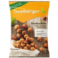 Seeberger Haselnusskerne 12er Pack: Große runde Kerne der Haselnuss, sehr aromatisch aus Italien - als Snack, Backzutat und zum Verfeinern von Speisen - roh, naturbelassen, vegan (12 x 200 g)