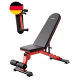 VEVOR Hantelbank Hantelbankpresse (544 Kg Belastbar) Für Ganzkörpertraining, Ver